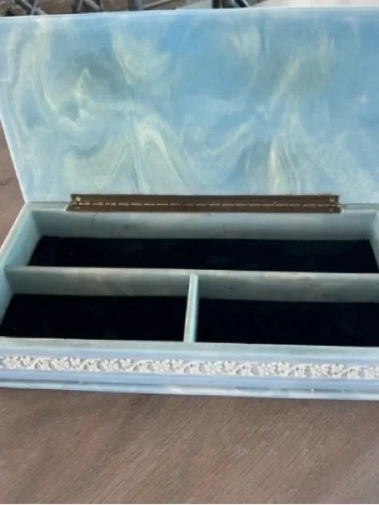 Vintage 1960s Incolay Jewelry Box - Picture 2 of 3